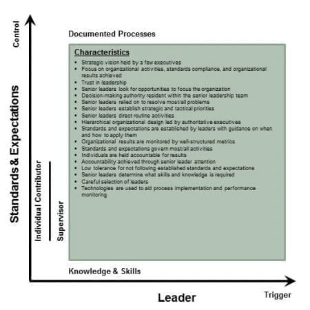StrategyDriven Corporate Cultures Article | Corporate Cultures - Leader Initiated, Rules and Standards Controlled Environment